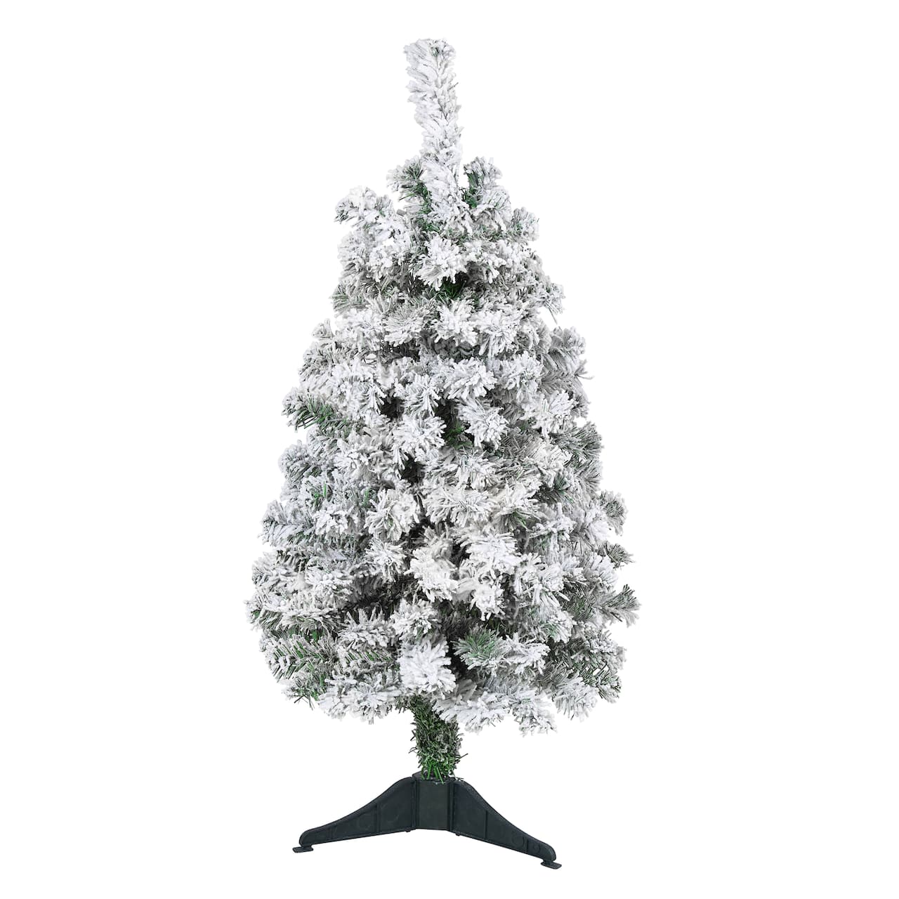 3ft. Unlit Flocked Rock Springs Spruce Artificial Christmas Tree